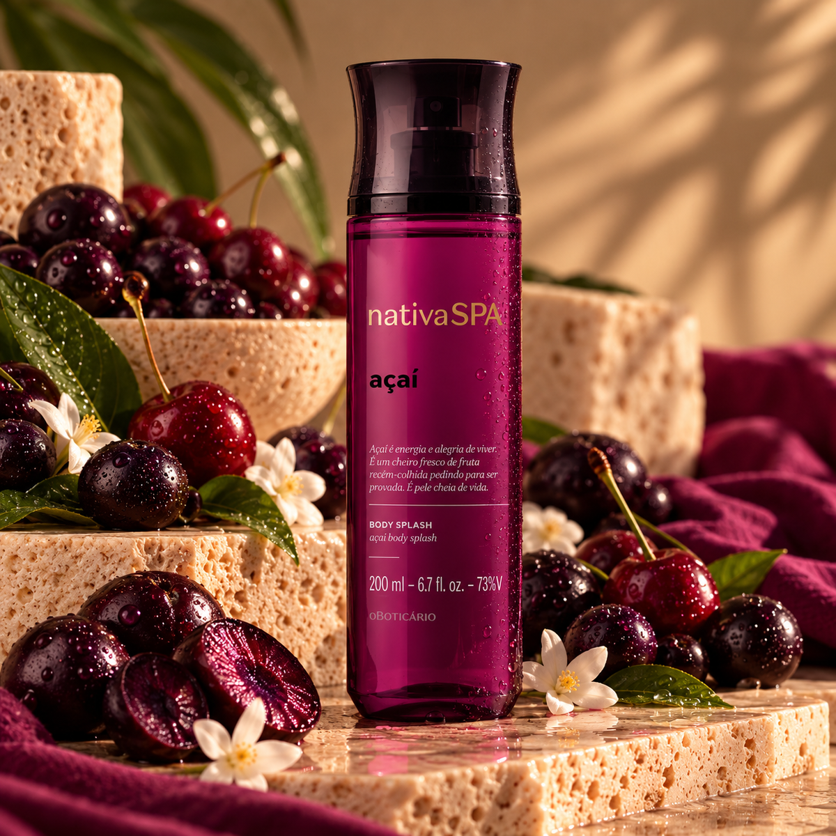 Body Splash Açaí – 200 ml