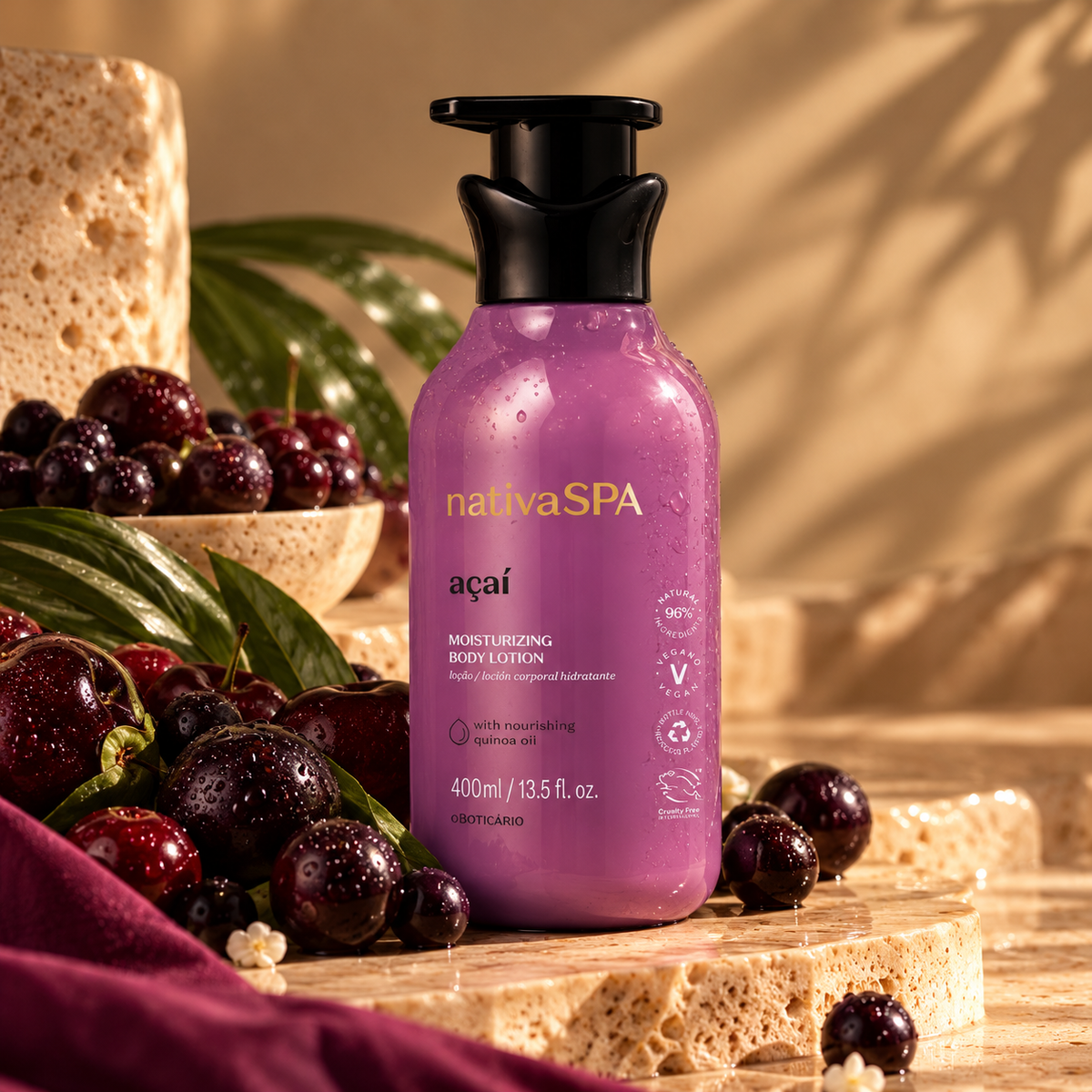 Crème corporelle Açaí – 400 ml
