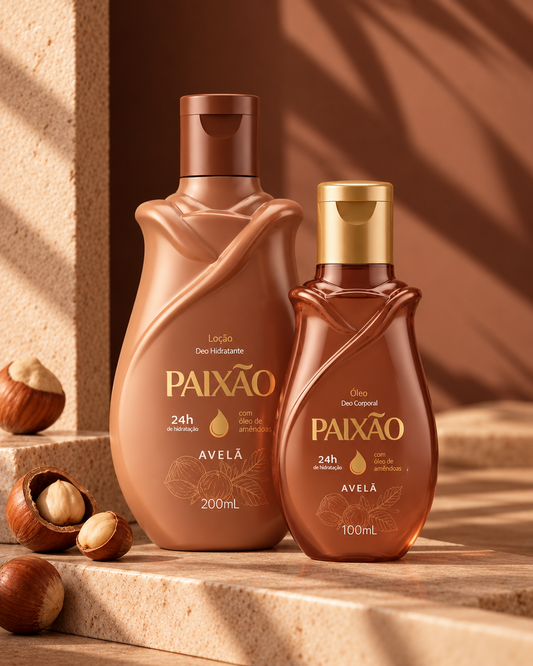 Duo Paixão Avelã — Crème & Huile Corporelle