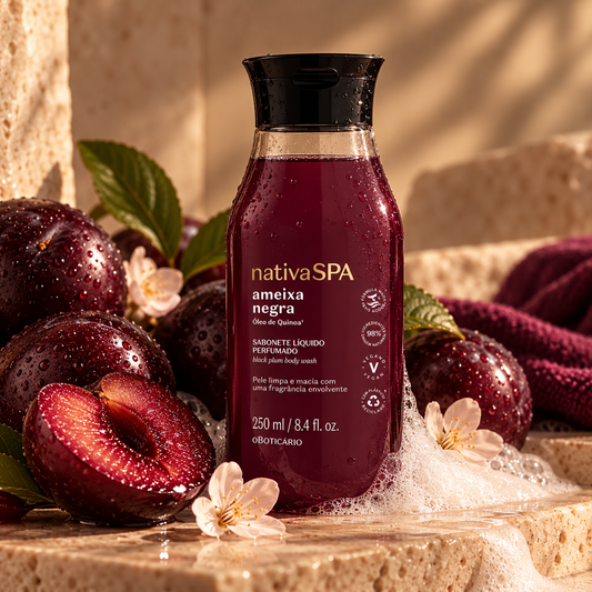 Savon liquide Ameixa Negra – 250 ml