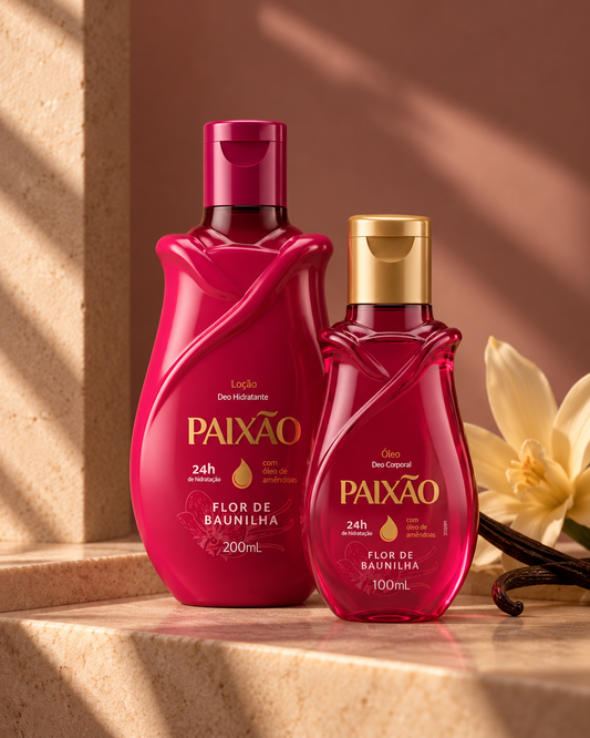 Duo Paixão Flor de Baunilha — Crème & Huile Corporelle